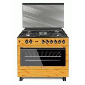 MAXI GAS COOKER 60X90 4GASS 2ELETRIC WOOD